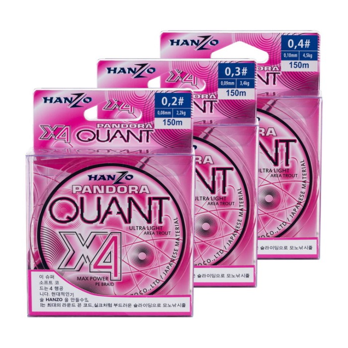 Pandora Quant x4 (150 м) Pink