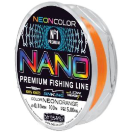 Леска BALSAX Nano Neon Orange 100м