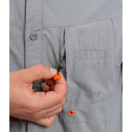 Рубашка с УФ-защитой UPF50 серая