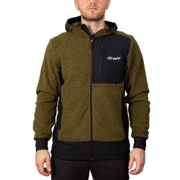 Кофта флисовая Graff (коричневая)