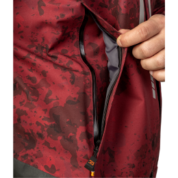 Костюм рыболовный демисезонный бордовый камо