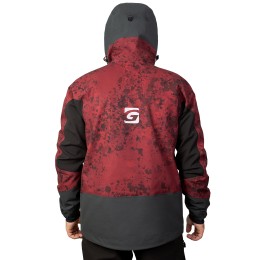 Костюм рыболовный демисезонный бордовый камо