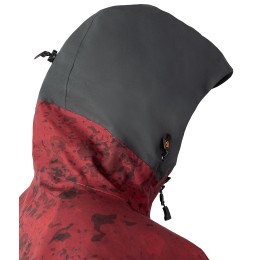 Костюм рыболовный демисезонный бордовый камо