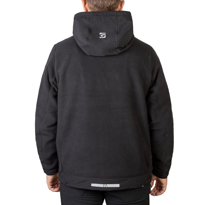 Куртка флисовая водонепронецаемая черная 562-WS-1