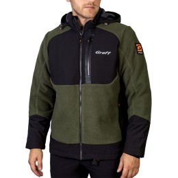 Куртка флисовая водонепронецаемая оливковая 562-WS