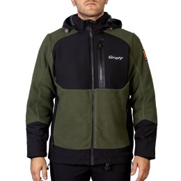 Куртка флисовая водонепронецаемая оливковая 562-WS