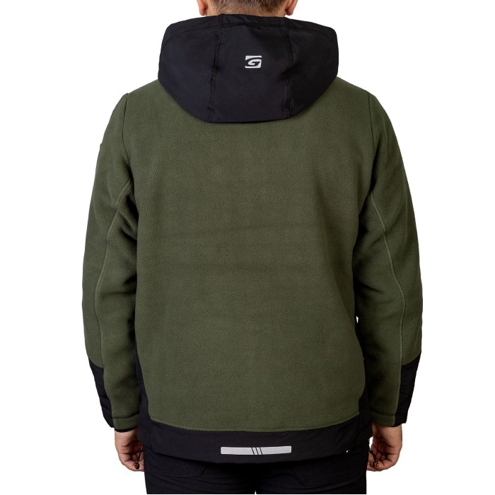 Куртка флисовая водонепронецаемая оливковая 562-WS