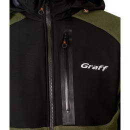 Куртка флисовая водонепронецаемая оливковая 562-WS