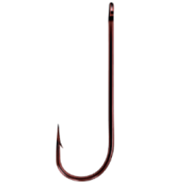 Крючок HANZO Round RED № 4 (уп. 10 шт.)