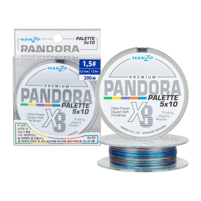 Купить HanzoPandora Palette x8 1.0 (200м) 0,17мм