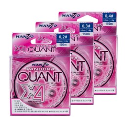 Pandora Quant x4 0.3 (150м) 0,09мм Pink
