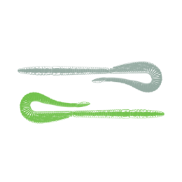 Bass Crazy Twist Tail Worm (000) (Соль-Криль) 8 шт.