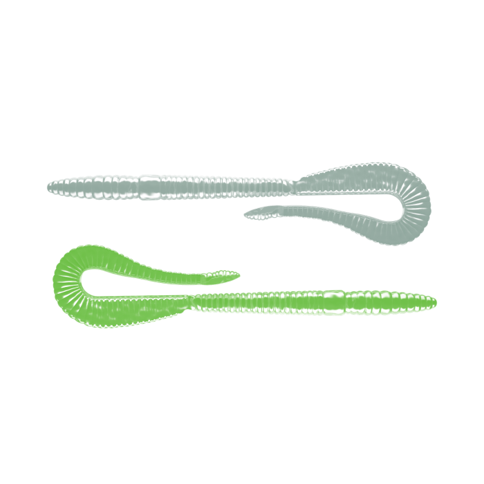  Bass Crazy Twist Tail Worm (000) (Соль-Криль) (14см) 8 шт.