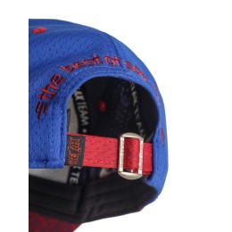 Фирменная кепка Relax (красно-синяя)