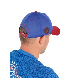 Фирменная кепка Relax (красно-синяя)