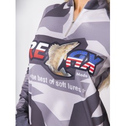 Фирменная джерси Relax женская (серая  камо)