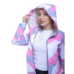 Ветровка мембранная Relax Пинк Камо (L)