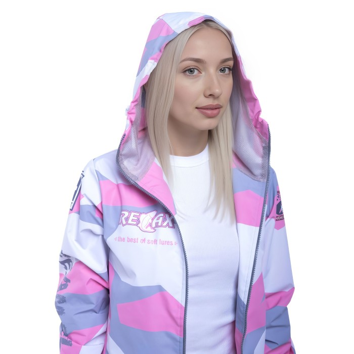 Ветровка мембранная Relax Пинк Камо (S)