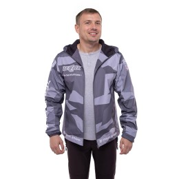 Ветровка мембранная Relax Серая Камо (2XL)