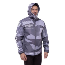 Ветровка мембранная Relax Серая Камо (2XL)
