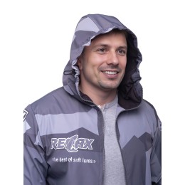 Ветровка мембранная Relax Серая Камо (2XL)