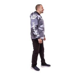 Ветровка мембранная Relax Серая Камо (2XL)