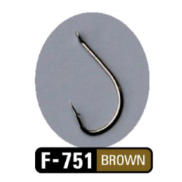 Крючок Sasame FUNA BROWN №10