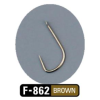 Крючок Sasame KANTO SURE BROWN №10