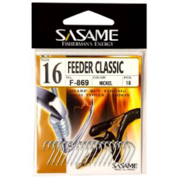 Крючок Sasame FEEDER CLASSIC NICKEL №14