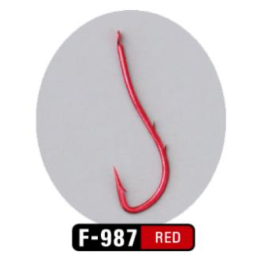 Крючок Sasame RYUSEN W-HOLD RED №10