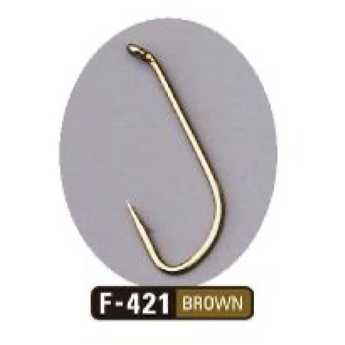 Крючок Sasame FL-2 WET BROWN №12