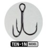 Тройник Sasame Treble Tenka Hook Nickel №10