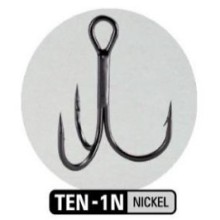 Sasame Treble Tenka Hook Nickel