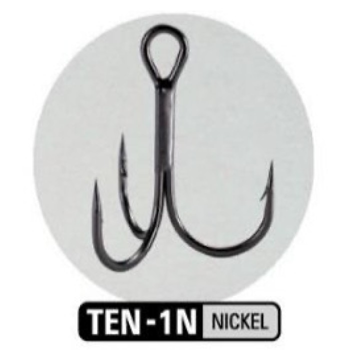 Тройник Sasame Treble Tenka Hook Nickel №14