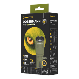 Фонарь Armytek Dobermann Pro Magnet USB Olive Белый