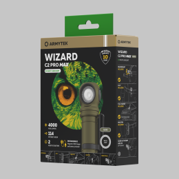 Фонарь Armytek Wizard C2 Pro Olive Белый