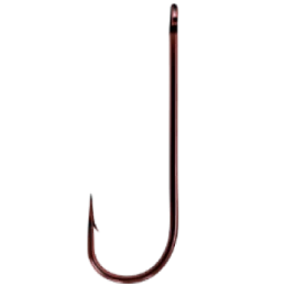 Крючок HANZO Round RED № 4 (уп. 10 шт.)