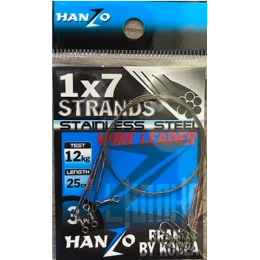 Поводки Hanzo 1*7 20см. 12 кг.