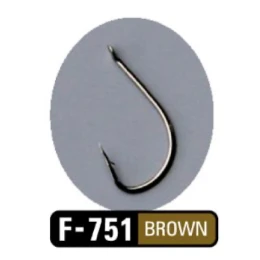 Крючок Sasame FUNA BROWN №10