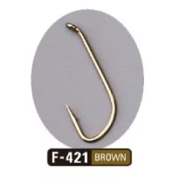 Крючок Sasame FL-2 WET BROWN №12